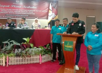 KPU Tetapkan DPT Siantar 202.206, Seribuan Pemilih Tak Memenuhi Syarat