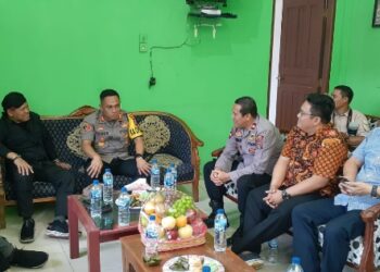 Jalin Silaturahmi, Kapolres Siantar Sambangi Pendopo DPD Pujakesuma