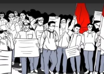 Guru SMAN 1 Dolok Panribuan Ajak dan Arahkan Siswa Unjuk Rasa