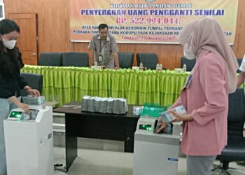 Terpidana Korupsi Herowhin Sinaga Kembalikan Kerugian Negara Rp 522,9 juta