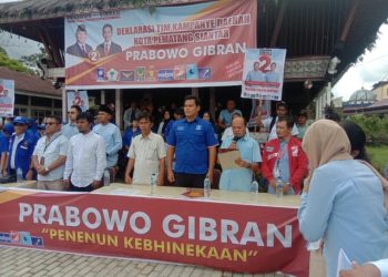 Tim Kampanye Prabowo – Gibran di Siantar Dideklarasikan