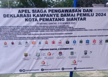 Bersedia Tidak Money Politic, 11 Parpol di Siantar Tidak Ikut Deklarasi Kampanye Damai