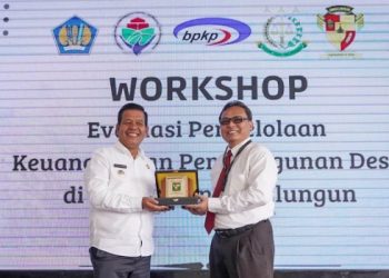 Bupati Simalungun Berikan Suvenir ke Lembaga Pengawas Keuangan
