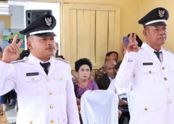Pangulu Simpang Raya Dasma dan Bangun Das Mariah Dilantik