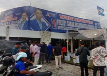 Rumah Pemenangan Caleg DPRD Sumut Freddy Siahaan Diresmikan