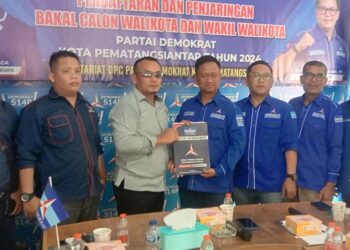 Andilo Siahaan Daftar ke Demokrat, Ungkap Pengangguran Usia Produktif Tinggi di Siantar