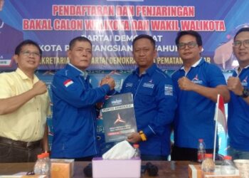 Daftar ke PD, PNS Harapkan Partai Demokrat Usung Kader di Pilkada Siantar